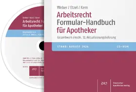 Weber / Etzel / Kern |  Arbeitsrecht Formular-Handbuch für Apotheker | Sonstiges |  Sack Fachmedien