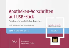 Apotheken-Vorschriften auf USB-Stick | Sonstiges | 978-3-7692-8360-0 | sack.de