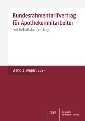  Bundesrahmentarifvertrag für Apothekenmitarbeiter | Buch |  Sack Fachmedien