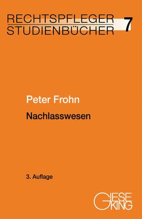 Frohn |  Nachlasswesen | Buch |  Sack Fachmedien