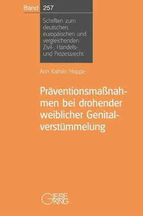 Hoppe |  Präventionsmaßnahmen bei drohender weiblicher Genitalverstümmelung | Buch |  Sack Fachmedien