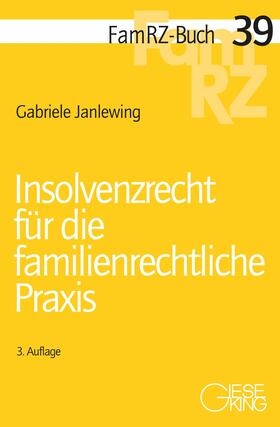 Janlewing |  Insolvenzrecht für die familienrechtliche Praxis | Buch |  Sack Fachmedien