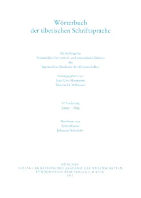 Hartmann / Höllmann | Wörterbuch der tibetischen Schriftsprache | Buch | 978-3-7696-0993-6 | sack.de