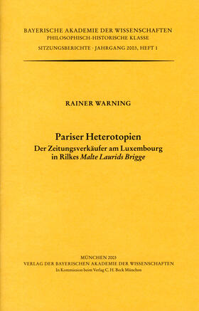 Warning |  Pariser Heterotopien | Buch |  Sack Fachmedien