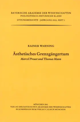 Warning |  Ästhetisches Grenzgängertum | Buch |  Sack Fachmedien