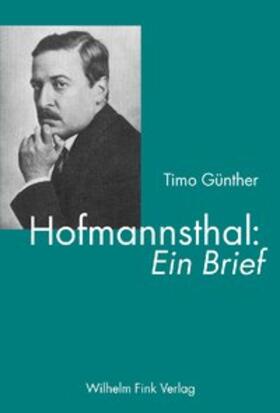 Günther |  Hofmannsthal: Ein Brief | Buch |  Sack Fachmedien