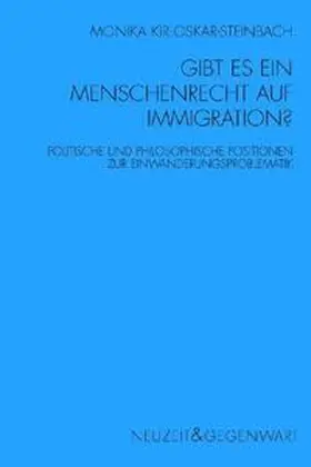 Kirloskar-Steinbach |  Gibt es ein Menschenrecht auf Immigration | Buch |  Sack Fachmedien