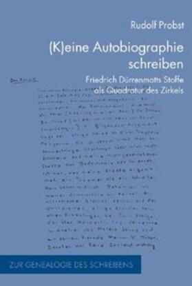 Probst |  (K)eine Autobiographie schreiben | Buch |  Sack Fachmedien