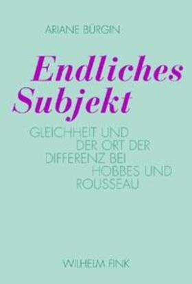 Bürgin |  Endliches Subjekt | Buch |  Sack Fachmedien