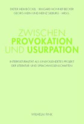 Heimböckel / Honnef-Becker / Mein |  Zwischen Provokation und Usurpation | Buch |  Sack Fachmedien