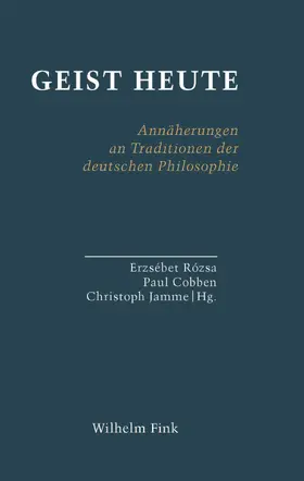 Jamme / Rózsa / Cobben |  Geist heute | Buch |  Sack Fachmedien