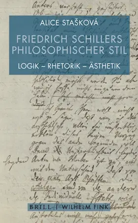 Stašková |  Friedrich Schillers philosophischer Stil | Buch |  Sack Fachmedien