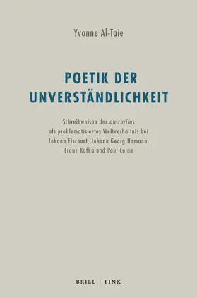 Al-Taie |  Poetik der Unverständlichkeit | Buch |  Sack Fachmedien