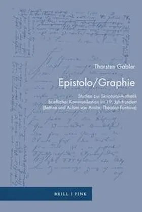 Gabler |  Epistolo/Graphie | Buch |  Sack Fachmedien