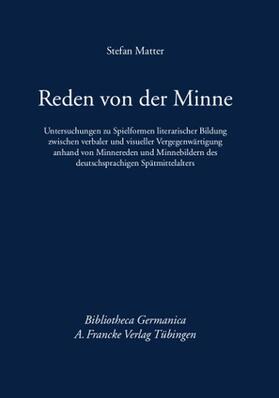 Matter |  Reden von der Minne | Buch |  Sack Fachmedien