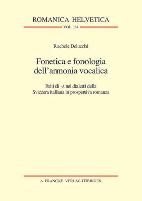 Delucchi |  Fonetica e fonologia dell'armonia vocalica | Buch |  Sack Fachmedien