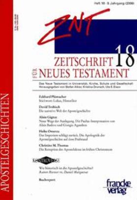  ZNT - Zeitschrift für Neues Testament 18. Jahrgang (2015), Heft 36 | Buch |  Sack Fachmedien