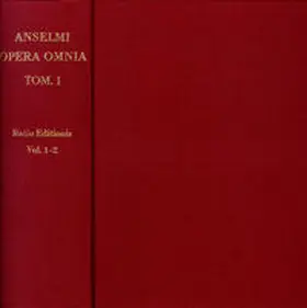 Schmitt |  Anselm von Canerbury: Opera omnia | Buch |  Sack Fachmedien