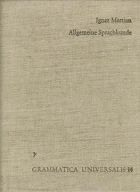 Mertian / Brekle |  Allgemeine Sprachkunde | Buch |  Sack Fachmedien