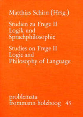 Holzboog |  Studien zu Frege / II | Buch |  Sack Fachmedien