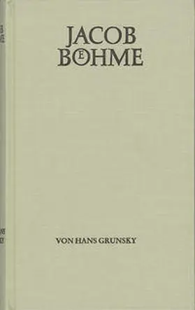 Grunsky |  Jacob Böhme | Buch |  Sack Fachmedien