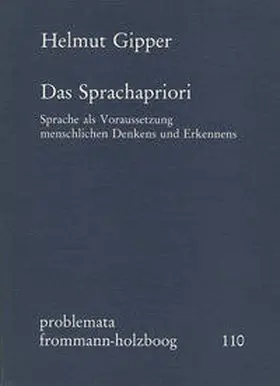 Gipper |  Das Sprachapriori | Buch |  Sack Fachmedien