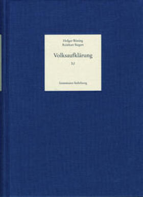 Böning | Volksaufklärung. Biobibliographisches Handbuch zur Popularisierung... / Band 3,1-4: Aufklärung im 19. Jahrhundert – »Überwindung« oder Diffusion? | Buch | 978-3-7728-1216-3 | sack.de