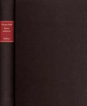 Wolff / Gawlick / Kreimendahl |  Forschungen und Materialien zur deutschen Aufklärung / Abteilung I: Texte zur Philosophie der deutschen Aufklärung. Christian Wolff: Discursus praeliminaris de philosophia in genere. Einleitende Abhandlung über Philosophie im allgemeinen | Buch |  Sack Fachmedien