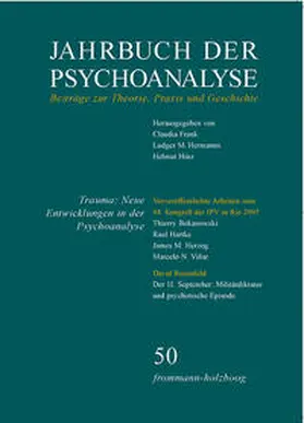 Frank / Hermanns / Hinz |  Jahrbuch der Psychoanalyse / Band 50: Trauma. Neue Entwicklungen in der Psychoanalyse | Buch |  Sack Fachmedien