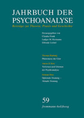 Frank / Hermanns / Löchel |  Jahrbuch der Psychoanalyse / Band 59 | Buch |  Sack Fachmedien