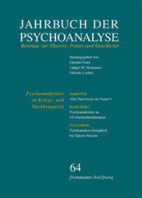 Frank / Hermanns / Löchel |  Jahrbuch der Psychoanalyse / Band 64: Psychoanalytiker in Kriegs- und Nachkriegszeit | Buch |  Sack Fachmedien