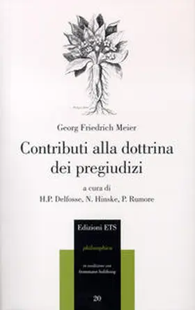 Meier / Delfosse / Hinske |  Beyträge zu der Lehre von den Vorurtheilen des menschlichen Geschlechts / Contributi alla dottrina di pregiudizi del genere umano | Buch |  Sack Fachmedien