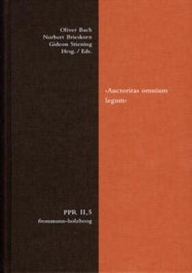 Bach / Brieskorn / Stiening |  ›Auctoritas omnium legum‹ | Buch |  Sack Fachmedien