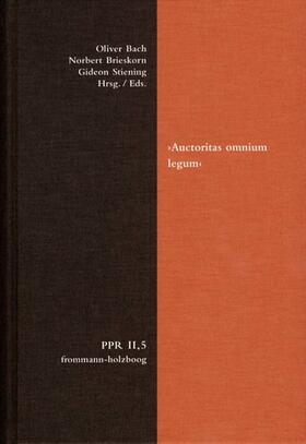 Bach / Brieskorn / Stiening |  ›Auctoritas omnium legum‹ | eBook | Sack Fachmedien