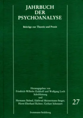 Eickhoff / Beland / Loch |  Jahrbuch der Psychoanalyse / Band 27 | eBook | Sack Fachmedien