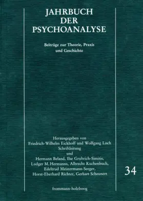 Eickhoff / Loch |  Jahrbuch der Psychoanalyse / Band 34 | eBook | Sack Fachmedien