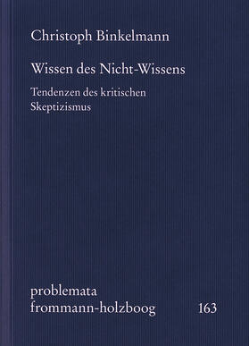 Binkelmann / Holzboog |  Wissen des Nicht-Wissens | eBook | Sack Fachmedien