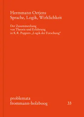 Oetjens / Holzboog |  Sprache, Logik, Wirklichkeit | eBook | Sack Fachmedien