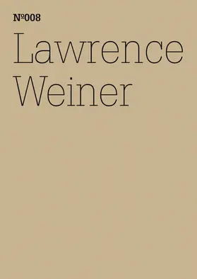 Weiner |  Lawrence Weiner | eBook | Sack Fachmedien