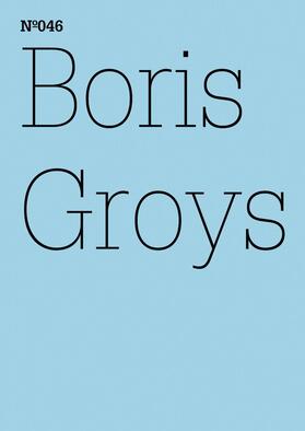 Groys |  Boris Groys | eBook | Sack Fachmedien