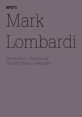 Lombardi |  Mark Lombardi | eBook | Sack Fachmedien