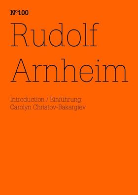 Arnheim |  Rudolf Arnheim | eBook | Sack Fachmedien