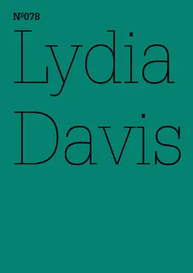 Davis |  Lydia Davis | eBook | Sack Fachmedien