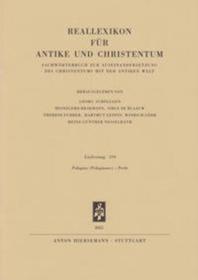  Reallexikon für Antike und Christentum | Buch |  Sack Fachmedien