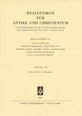  Reallexikon für Antike und Christentum | Buch |  Sack Fachmedien