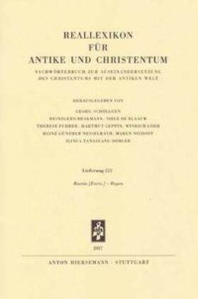  Reallexikon für Antike und Christentum | Buch |  Sack Fachmedien
