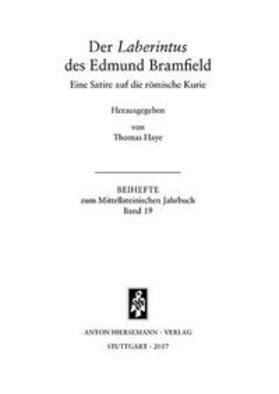 Bramfield / Haye |  Der Laberintus des Edmund Bramfield | Buch |  Sack Fachmedien