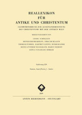 Schöllgen / Brakmann / de Blaauw |  Reallexikon für Antike und Christentum | Buch |  Sack Fachmedien