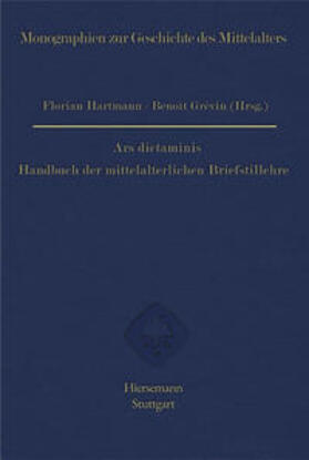 Hartmann / Grévin |  Ars dictaminis | Buch |  Sack Fachmedien