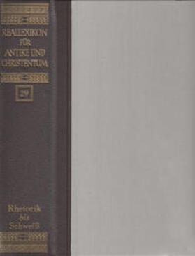  Reallexikon für Antike und Christentum. Sachwörterbuch zur Auseinandersetzung... / Reallexikon für Antike und Christentum | Buch |  Sack Fachmedien